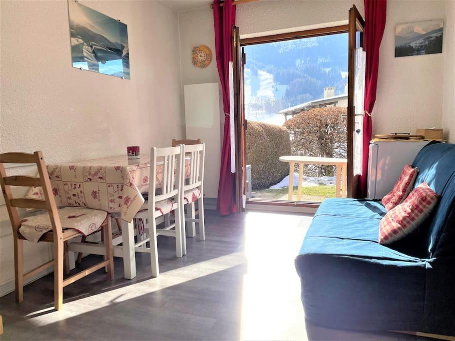 Charmant Studio + Jardin Vue Pistes Et Local Velo Praz-sur-Arly Εξωτερικό φωτογραφία